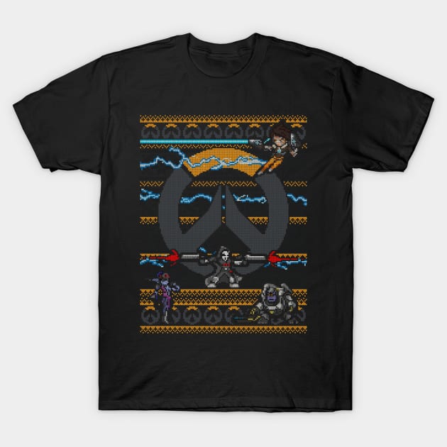 Overwatch ugly Sweater T-Shirt by HappyLlama